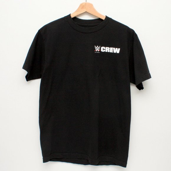 WWE Wrestlemania 2016 Crew T Shirt Black Medium Size - Picture 2 of 6